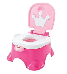 [422320] DRM019993-Fisher Price DP  Pink Princess Stepstool Potty