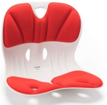 [428826] Curble Chair Wider - Red