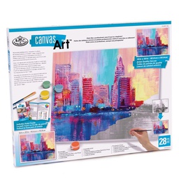 [430748] 10651841 Royal &amp; Langnickel Canvas Art Cityscape Painting Kit