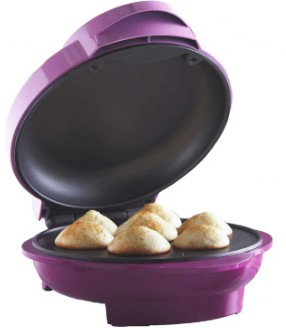 [504114] TS-252 Non-Stick 7 Mini Cupcake maker Machine, Pink 4/C