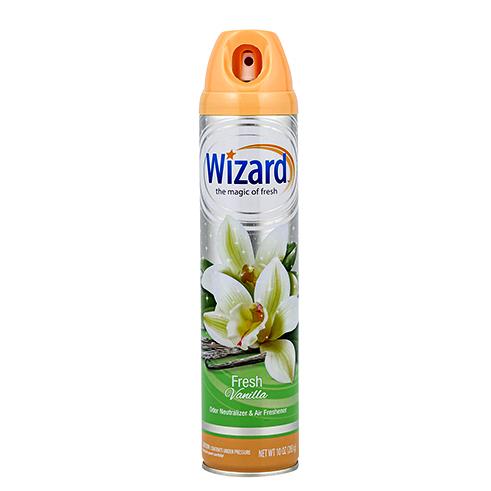 [494519] 30-W-AF-SV WIZARD AIR FRESHENER SPRAY SWEET VANILLA  10oz. 12/CASE