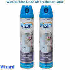 [494521] 30-W-AF-FL/D-00844-12/108367-WIZARD AIR FRESHENER 10 OZ FRESH FOLDED LINEN