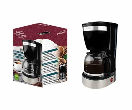 [492340] TS-215BK   12 CUP COFFEE MAKER BLK 6/C