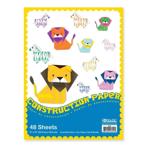 [505663] 554-BAZIC 48ct. 9x12 Construction Paper 48C