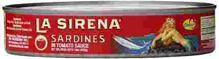 [509843] 209972 LA SIRENA SARDINES TOMATO SAUCE OVAL 15Z /24CS