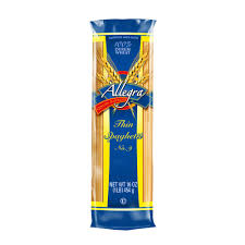 [509870] 16222 ALLEGRA PASTA 16 OZ THIN SPAGHETTI /20CS