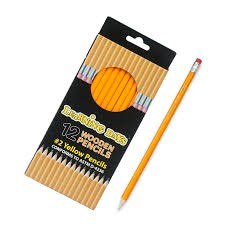 [540582] 20755-PENCIL 12ct. YELLOW #2 wERASER