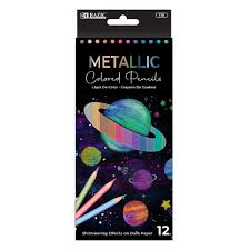 [540481] 735-BAZIC 12 Metallic Colored Pencils 12bx/144c