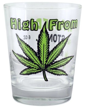 [547894] P627 - HIGH FROM --- SUPER SHOT GLASS