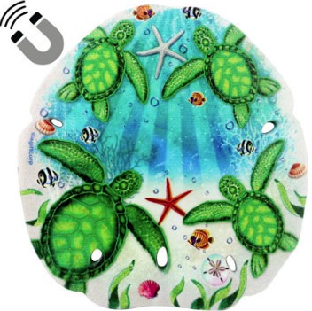 [642020] 73541 - TURTLES 3" SANDOLLAR/MAG