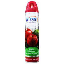[649781] 30-W-AF-AC WIZARD AIR FRESHNER SPRAY APPLE CINNAMON 10oz. 12/CS