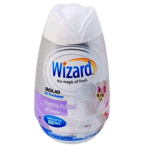 [649810] 30-W-S-FFLV WIZARD SOLID FRESHLY FOLDED LINEN VANILLA 7.8oz 12/CS