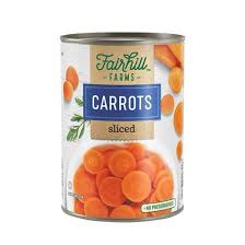 [680358] 10120 Fairhill Farms Sliced Carrots 14.5 OZ 24/PK