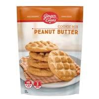 [681253] 89540 GINGER EVANS PEANUT BUTTER COOKIE MIX 17.5 OZ 12/PK